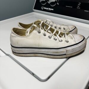 Platform Converse Canvas Sneakers